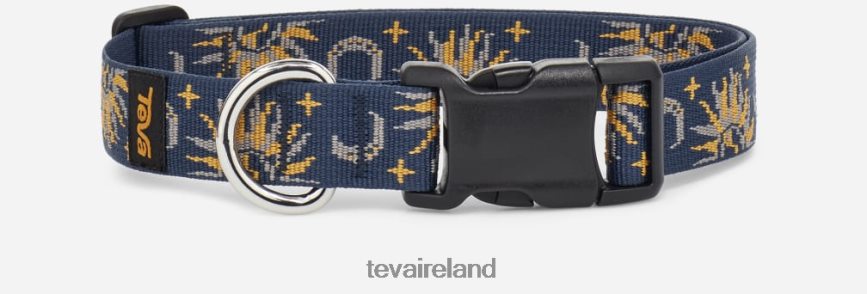 Teva 4886PX1 Unisex Dog Collar 25mm Sun And Moon Insignia Blue