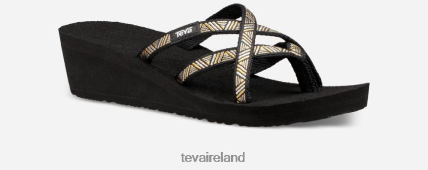 Teva 4886PX59 Women's Mush Mandalyn Wedge Ola 2 Agave Black Metallic
