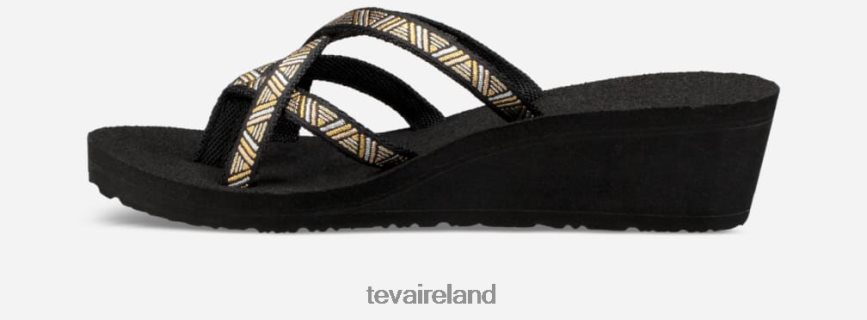 Teva 4886PX59 Women's Mush Mandalyn Wedge Ola 2 Agave Black Metallic