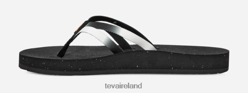Teva 4886PX92 Women's Reflip Strappy Gradiate Aura Black/White