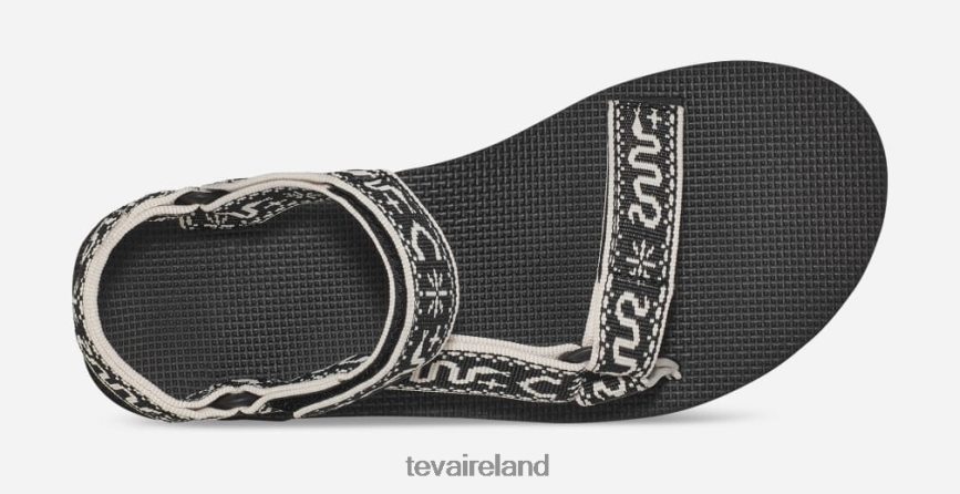 Teva 4886PX47 Women's Flatform Universal Bandana Black/Birch