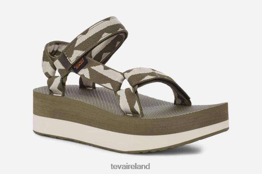 Teva 4886PX50 Women's Flatform Universal Balance Burnt Olive