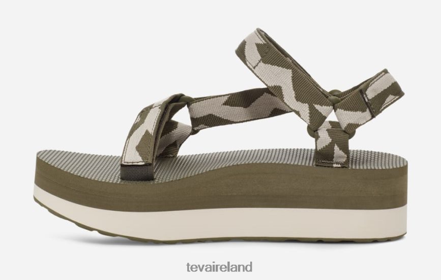 Teva 4886PX50 Women's Flatform Universal Balance Burnt Olive