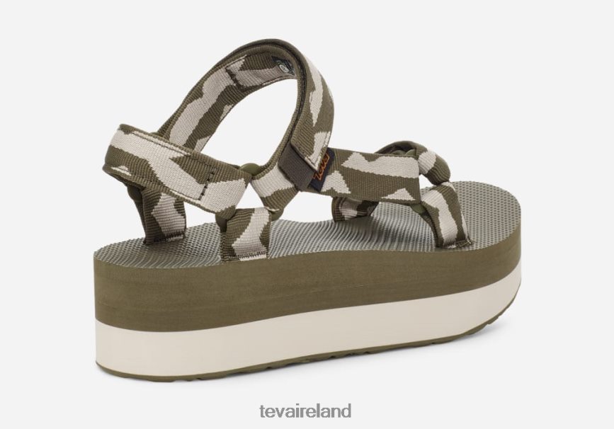 Teva 4886PX50 Women's Flatform Universal Balance Burnt Olive