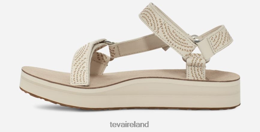 Teva 4886PX75 Women's Midform Universal Geometric White Swan