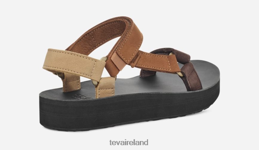 Teva 4886PX76 Women's Midform Universal Leather Neutral Multi